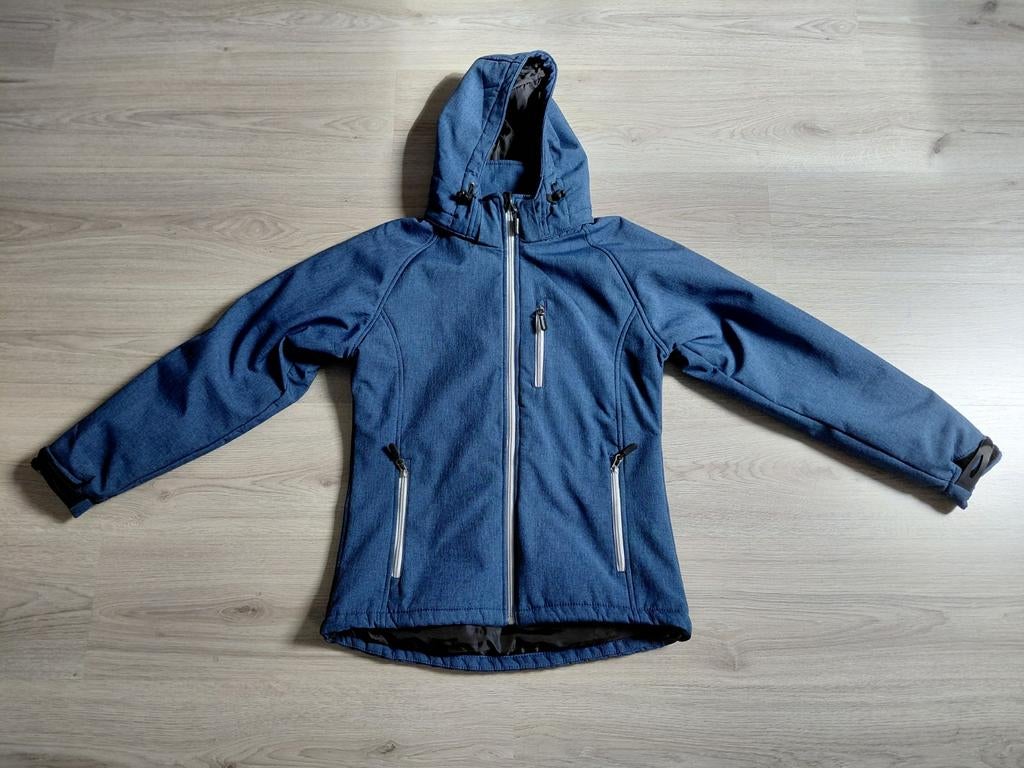 Softshell jas Nielsson maat XS, Kleding | Dames, Jassen | Zomer, Blauw, Ophalen of Verzenden, Zo goed als nieuw, Nielsson