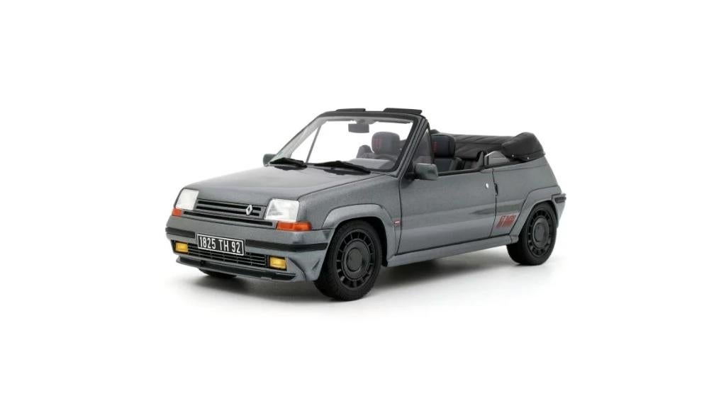 Renault 5 GT Turbo Cabriolet Gris 1995 / 1:18 / Ottomobile, OttOMobile, Rue de L' Ecusson 2, 56120 Josselin France, Nieuw, Ophalen of Verzenden