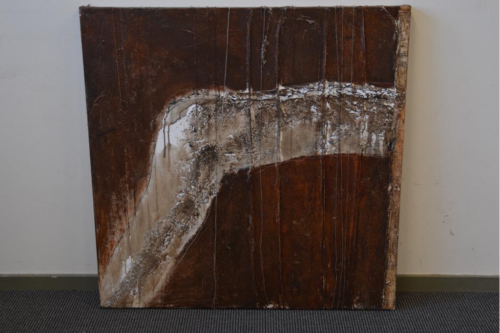 Groot schilderij van Jeanne Beenackers: 'Boemerang', Antiek en Kunst, Kunst | Schilderijen | Klassiek, Ophalen of Verzenden