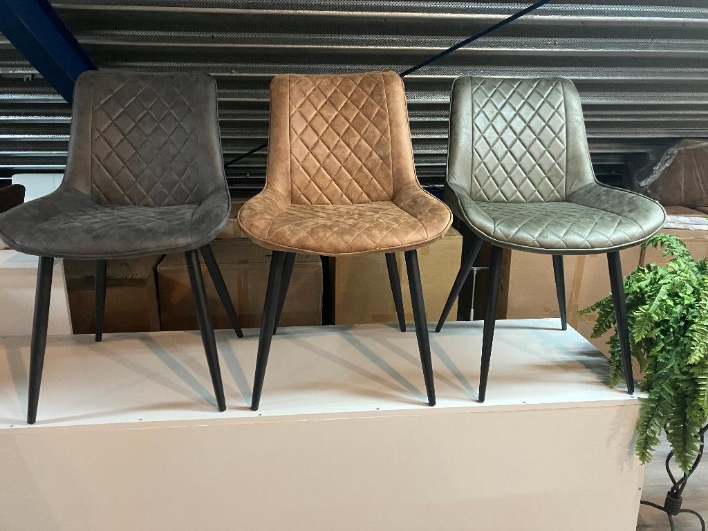 nieuwe stoelen 50 euro diverse modellen in 3 kleuren, Huis en Inrichting, Stoelen, Ophalen, Overige kleuren, Nieuw, Stof
