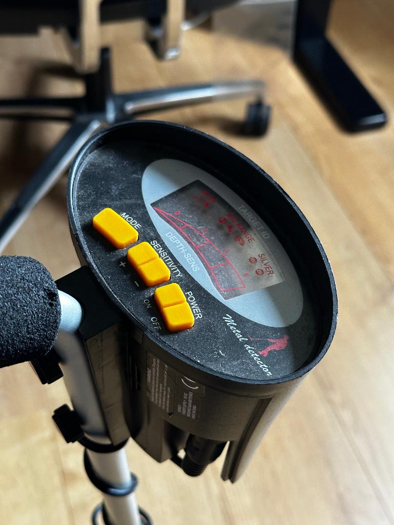 Metaal detector, Ophalen, Gebruikt, 30 cm of minder, Overige merken