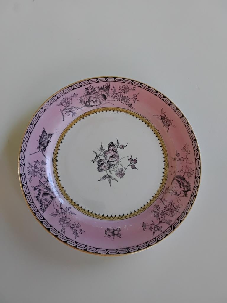 Maastrichts Aardewerk ;boterhambordjes, Antiek en Kunst, Antiek | Servies los, Ophalen of Verzenden