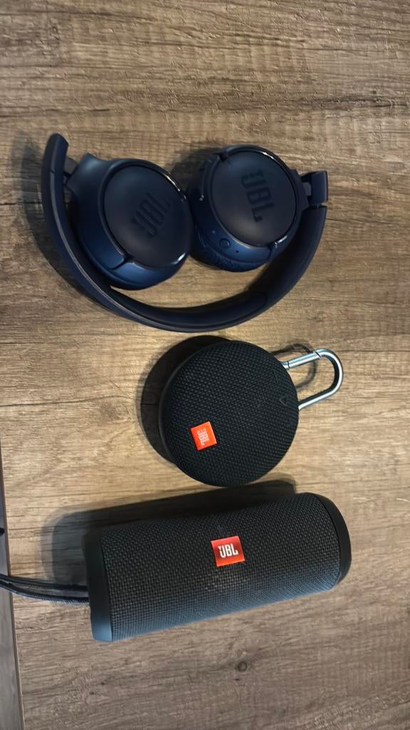 Jbl essential jbl koptelefoon 510BT jbl clip 3, Ophalen of Verzenden, Gebruikt