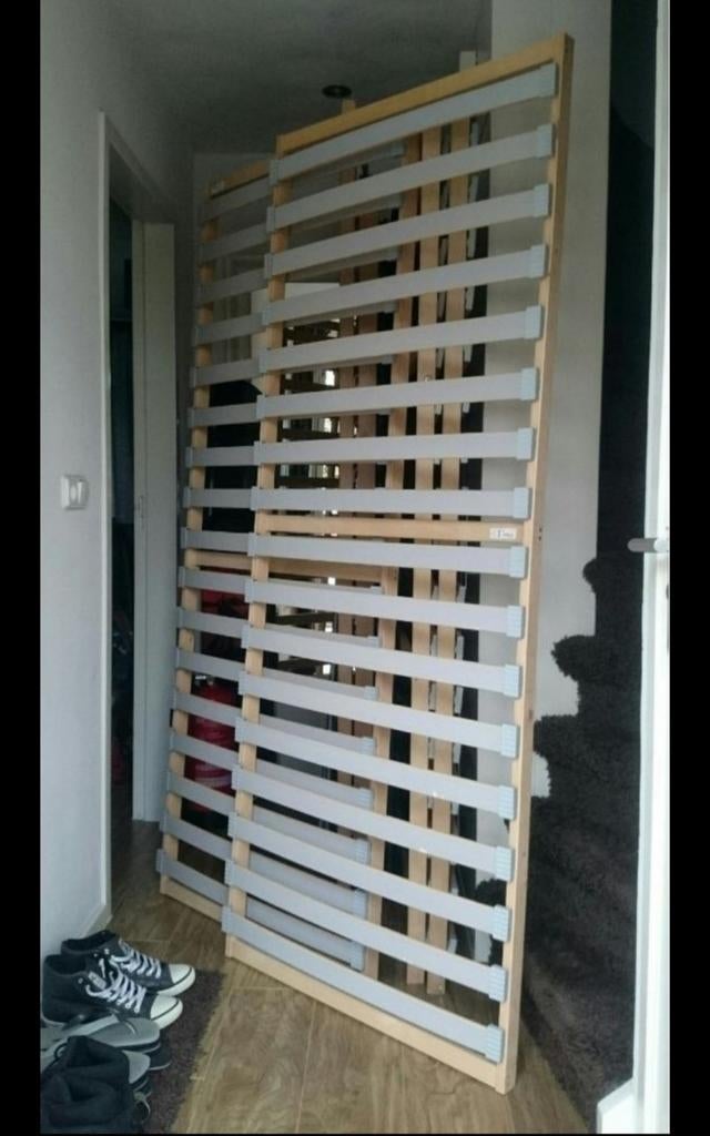 Ikea bedbodems Lattenbodems 2 x 70 maakt 140 breed totaal, Ophalen, Zo goed als nieuw, 180 cm of meer, Lattenbodem