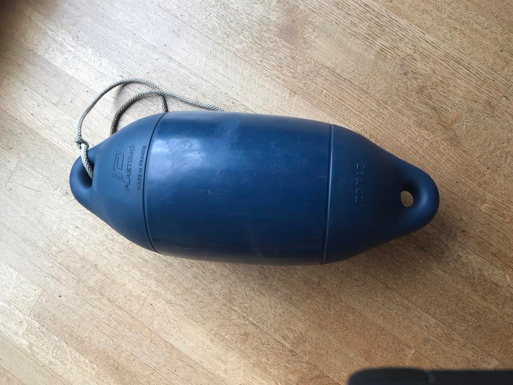 Plastimo Stootwil 21x62 cm - Blauw, Watersport en Boten, Ophalen of Verzenden, Gebruikt, Overige typen