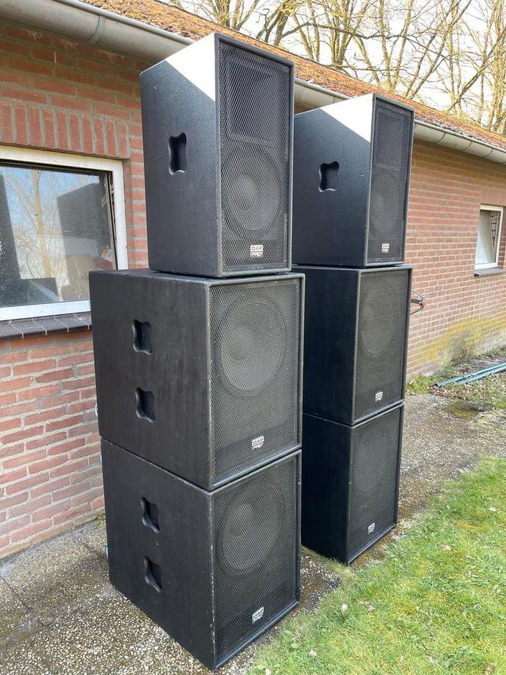DAP Pro Sound Mate 3 groot PA-systeem 3600watt, Audio, Tv en Foto, Luidsprekers, Gebruikt, Complete surroundset, 120 watt of meer