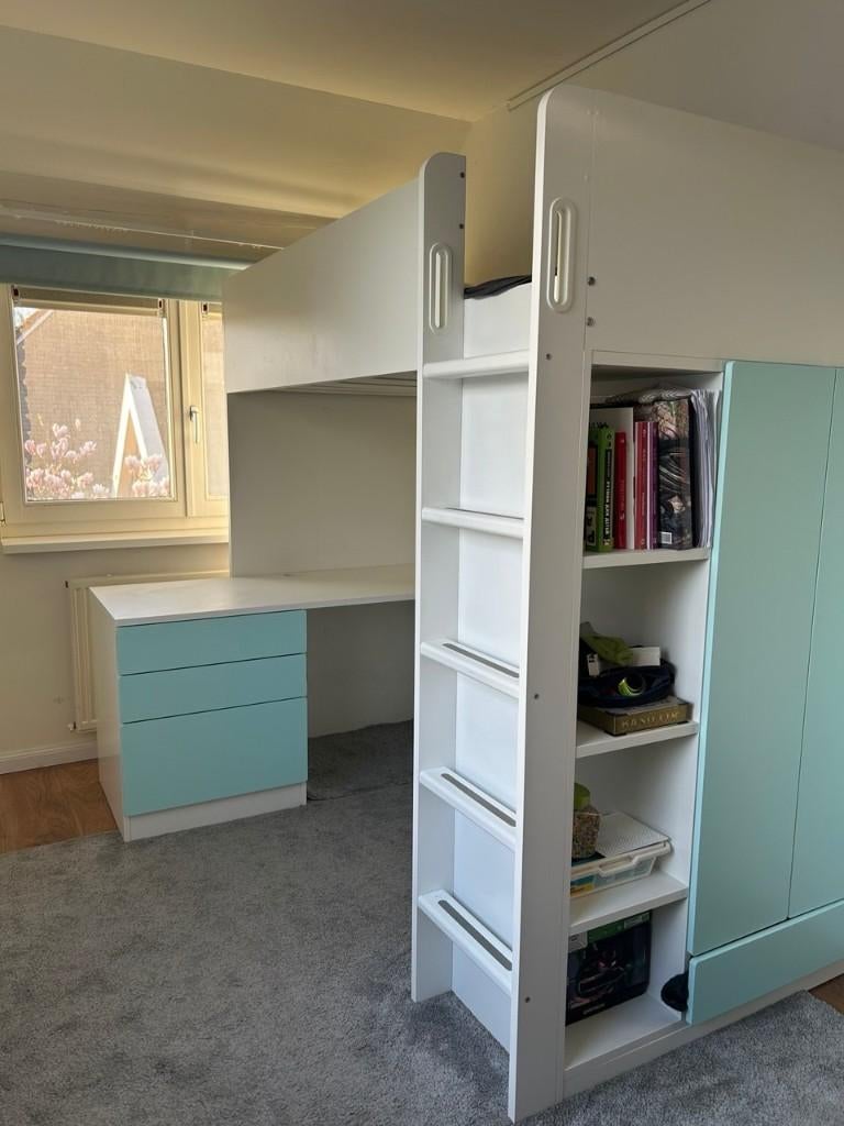 IKEA Smastad hoogslaper/ IKEA loft bed, Ophalen, Gebruikt, Eenpersoons, 200 cm