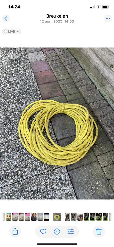 Slang 50 meter, Tuin en Terras, Tuinslangen, Ophalen, Gebruikt, Tuinslang