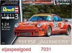 Revell PORSCHE 934RSR Jagermeister 1:24 7031 modelbouwauto, Hobby en Vrije tijd, Modelbouw | Auto's en Voertuigen, Auto, Revell