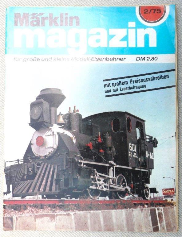 Marklin magazin 1/75. Duitse taal., Hobby en Vrije tijd, Modeltreinen | H0, Zo goed als nieuw, Boek, Tijdschrift of Catalogus