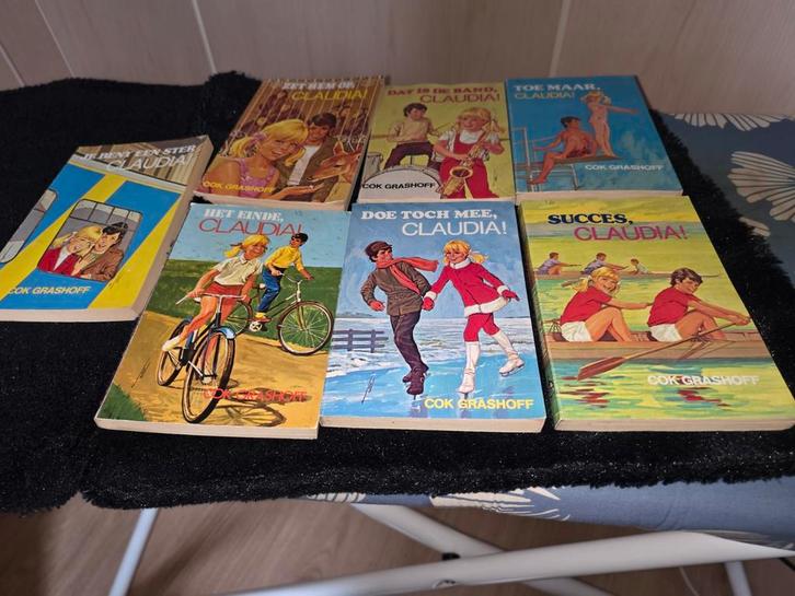 Grote collectie Claudia boeken van Cok Grashoff, Boeken, Kinderboeken | Jeugd | 13 jaar en ouder, Gelezen, Fictie, Ophalen of Verzenden