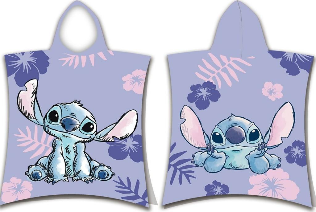 Stitch Badponcho / Badcape - Katoen - Lila - Disney, Kinderen en Baby's, Kinderkleding | Kinder-zwemkleding, Stitch, Meisje, One size
