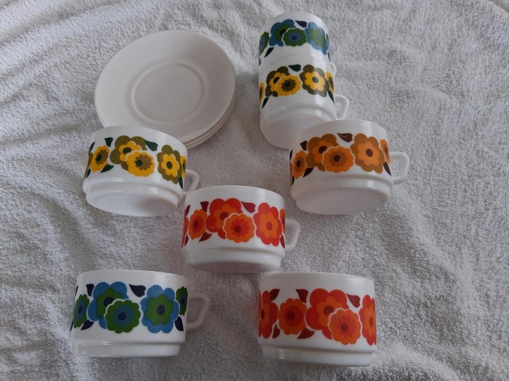 Soepkommen schotels kopjes VINTAGE, Ophalen, Overige materialen, Gebruikt, Kom(men)