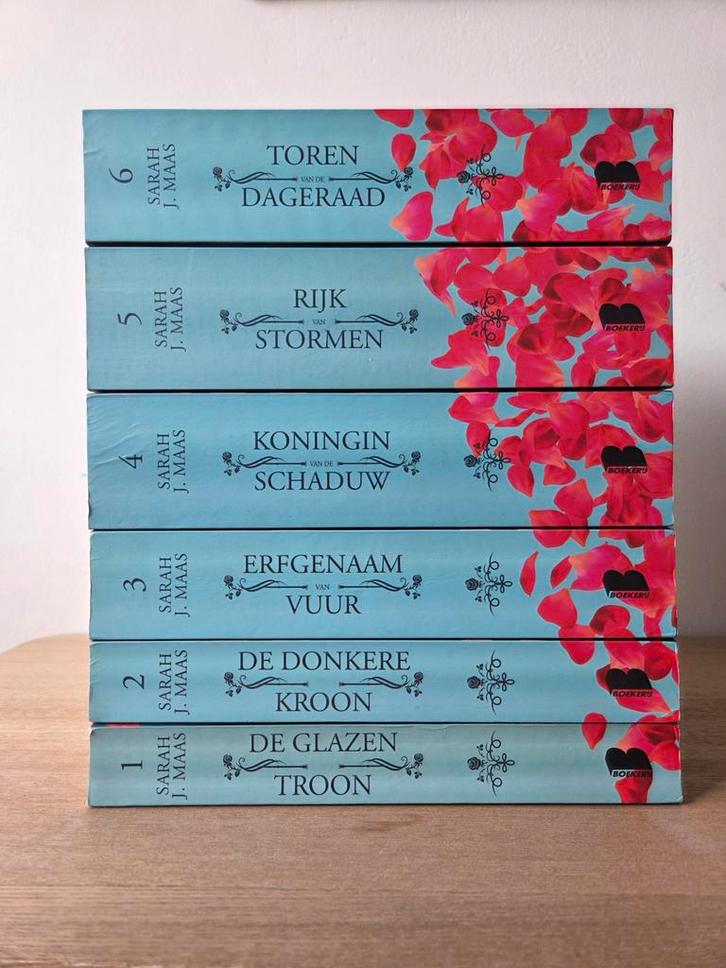 Glazen troon serie 1-6, Boeken, Fantasy, Zo goed als nieuw, Ophalen of Verzenden