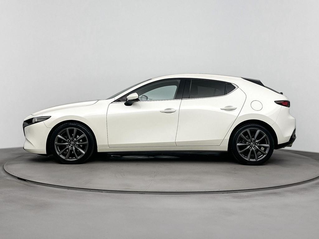 Mazda 3 2.0 e-SkyActiv-G M Hybrid Luxury 122PK | Navigatie |, Auto's, Mazda, 1998 cc, Gebruikt, 4 cilinders, Bedrijf