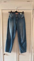 Parami cropped barrell jeans maat 36, Kleding | Dames, Ophalen of Verzenden, Zo goed als nieuw, Blauw, Overige jeansmaten