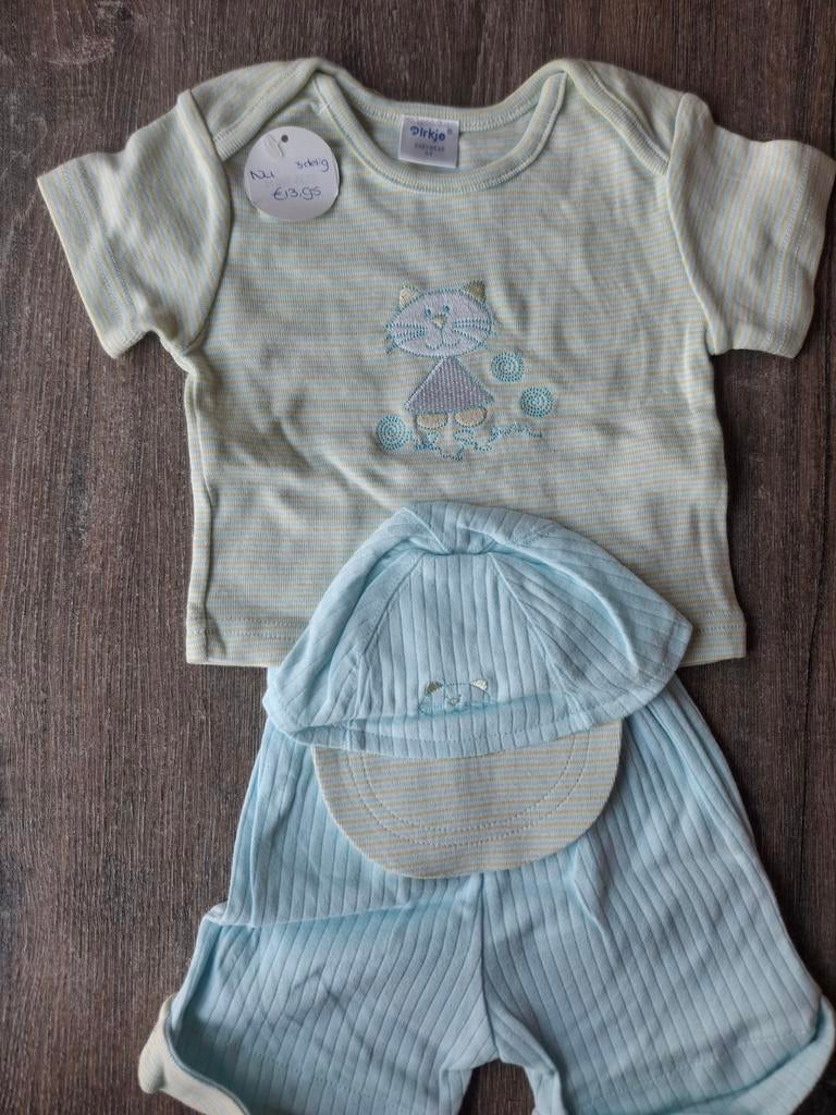 Dirkje babykleding setje met katje, Kinderen en Baby's, Babykleding | Overige, Ophalen of Verzenden