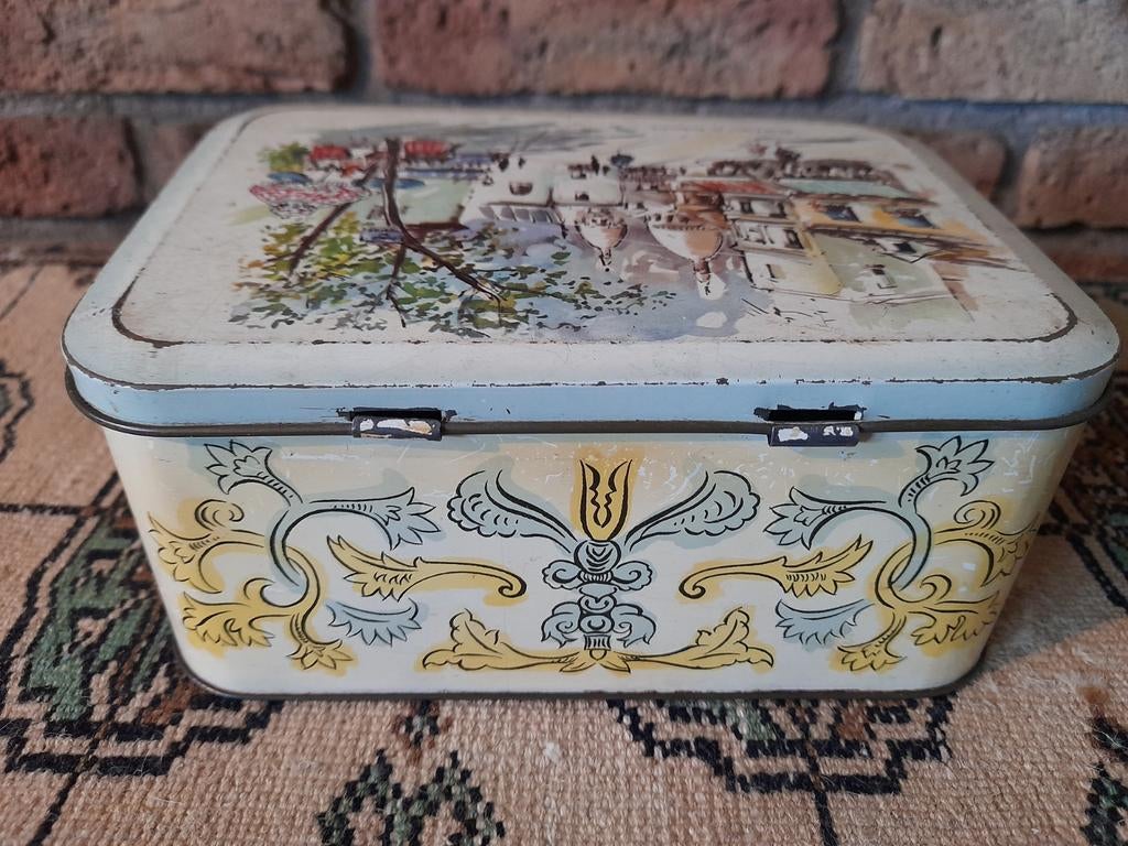 Vintage blik met Sacré Coeur, Ophalen of Verzenden