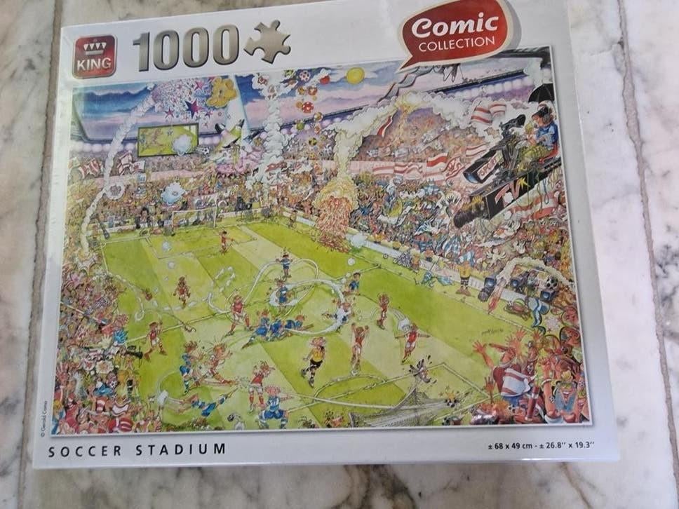 Legpuzzel - Soccer Stadium, Ophalen of Verzenden, 500 t/m 1500 stukjes, Nieuw, Legpuzzel