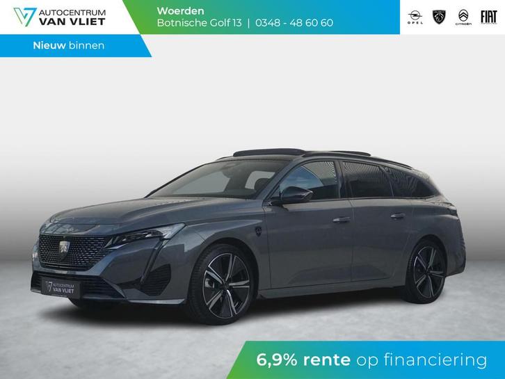 Peugeot 308 SW 1.2 Hybrid 136 e-DCS6 GT Panoramadak, Auto's, Peugeot, Bedrijf, Te koop, 360° camera, ABS, Achteruitrijcamera, Adaptive Cruise Control