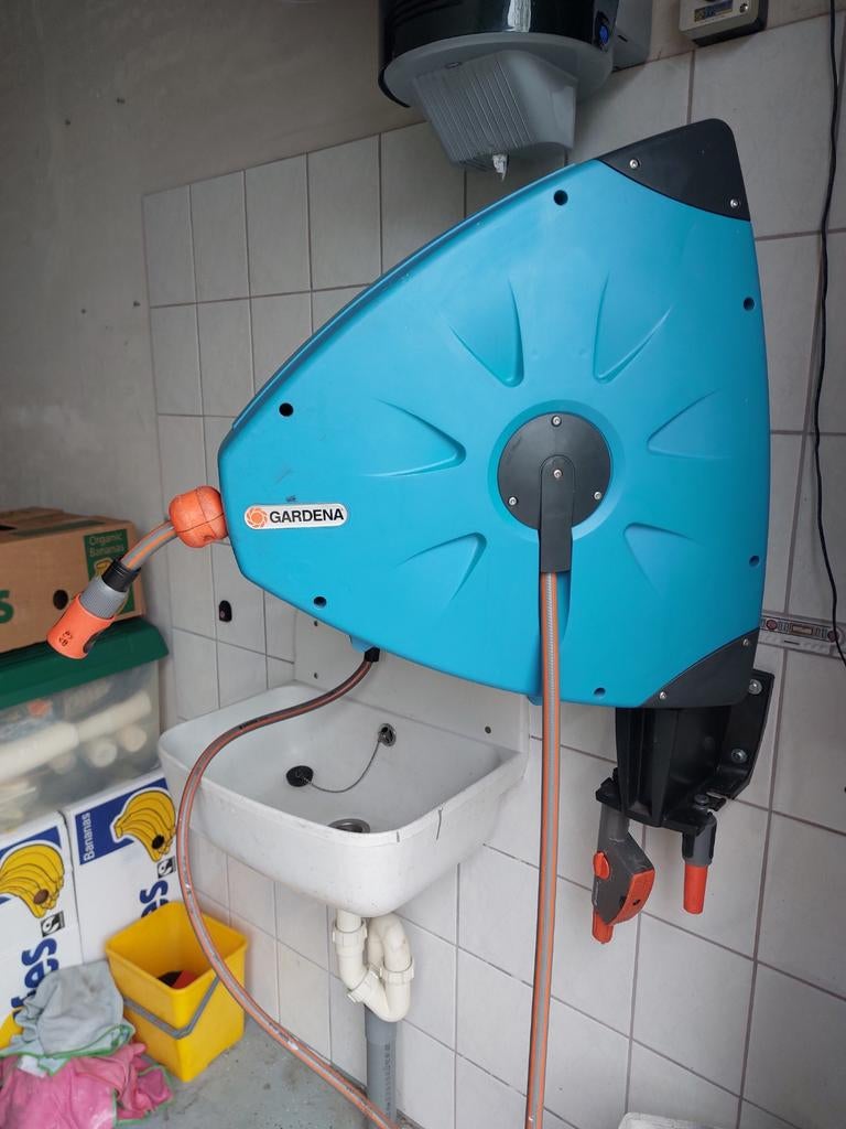 Gardena Tuinslanghaspel - Automatisch oprollen, Ophalen, Gebruikt, Tuinslanghaspel