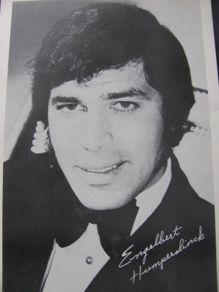 Vintage Kaart - Engelbert Humperdinck, Verzenden, 1960 tot 1980, Ongelopen, Sterren en Beroemdheden