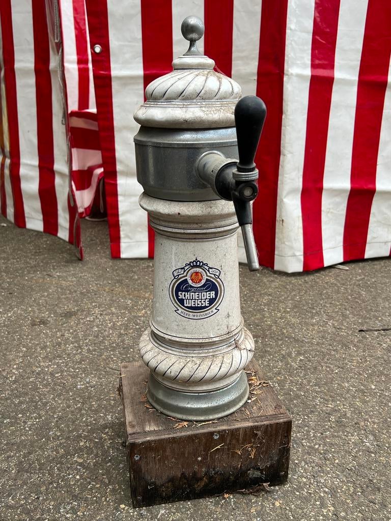 Bierpomp Schneider Weisse bierpomp vintage, Verzamelen, Ophalen, Gebruikt, Overige merken