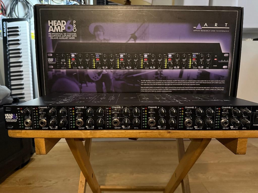 ART Headamp 6 PRO - Headphone Amplifier, Muziek en Instrumenten, Ophalen of Verzenden, Zo goed als nieuw, Minder dan 500 watt