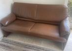 Te koop Leolux 2,5 zits Bora Beta bruinleren bank, Huis en Inrichting, Banken | Bankstellen, Ophalen, Gebruikt, Overige maten