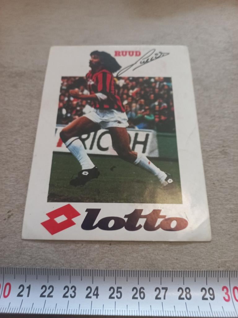 Ruud gullit  lotto, Ophalen of Verzenden, Zo goed als nieuw