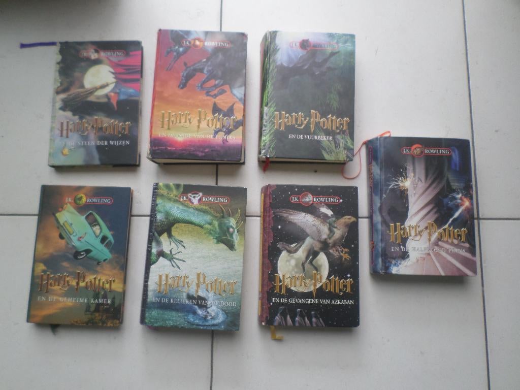 Complete serie boeken HARRY POTTER ( HARDCOVERS), Boeken, Ophalen of Verzenden, Gelezen, JK Rowling