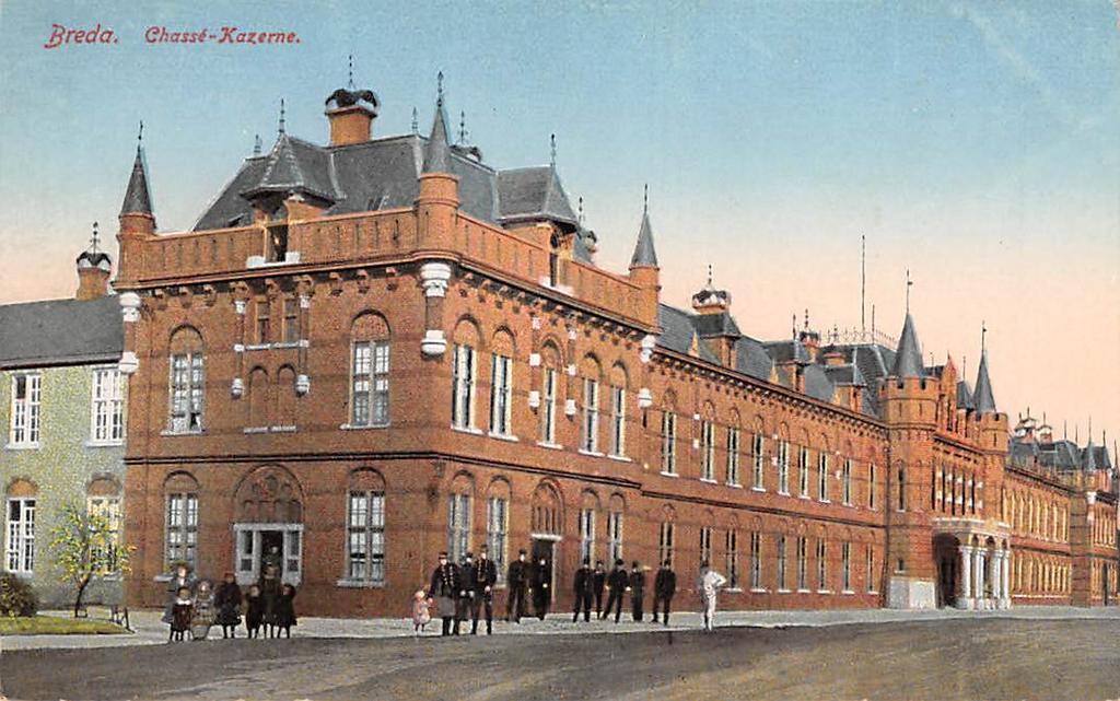 Breda Chassé-Kazerne Keizerstraat, Ophalen of Verzenden, Voor 1920, Ongelopen, Noord-Brabant
