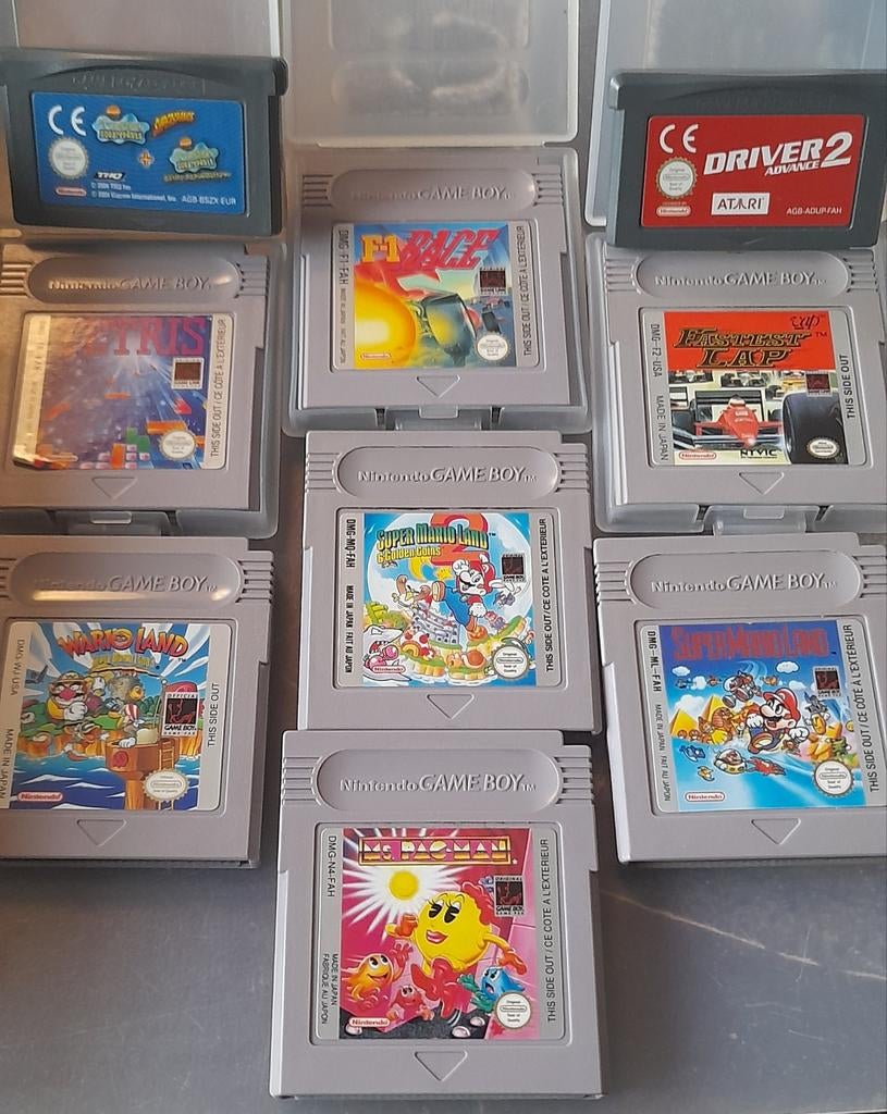 Nintendo Game Boy + 8 spellen + 3 originele boekjes  mario, Spelcomputers en Games, 1 speler, Ophalen of Verzenden, Gebruikt, Vanaf 3 jaar