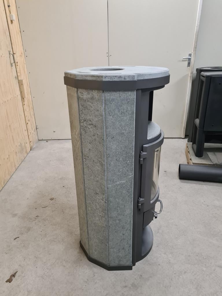 SUPER MOOIE SPEKSTEEN HOUTKACHEL VARDE LINE 5, Huis en Inrichting, Kachels, Ophalen, Houtkachel, Vrijstaand, Hout