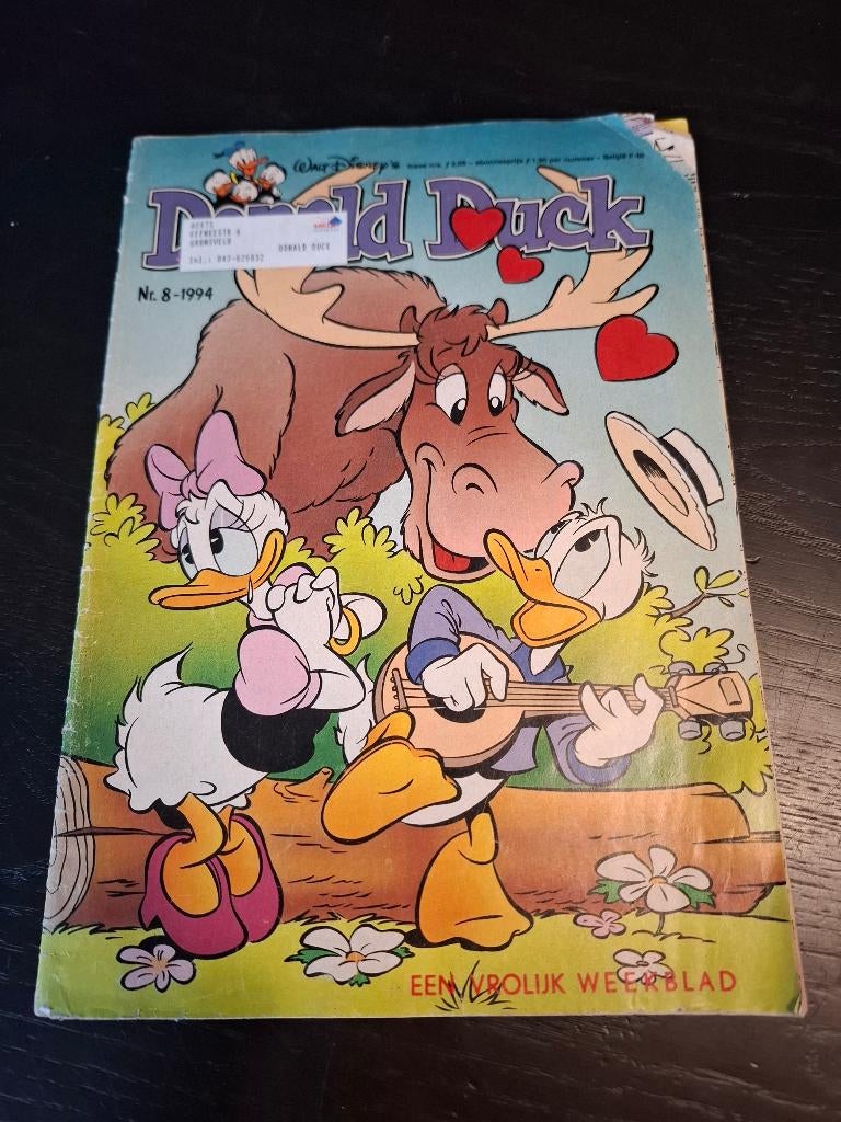 Donald Duck Nr. 8 Jaar 1994, Boeken, Stripboeken, Gelezen, Eén stripboek, Ophalen of Verzenden, Donald Duck