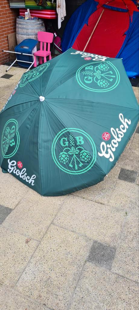 Grolsch parasols - Ideaal voor terras of tuin, Tuin en Terras, Parasols, Nieuw, Ophalen