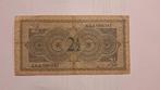 Muntbiljet  van 2 1/2 gulden 3 letters AAA, schaars., Verzenden, 2½ gulden, Los biljet