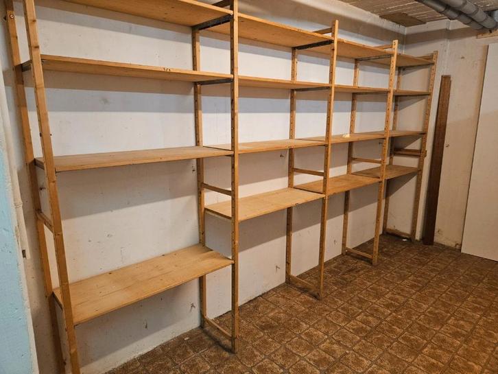 BT COMBI HOUTEN LEGBORDSTELLING , Huis en Inrichting, Kasten | Stellingkasten, Zo goed als nieuw, Ophalen