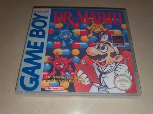 Dr. Mario Game Boy GB Game Case, Spelcomputers en Games, Games | Nintendo Game Boy, Avontuur en Actie, Verzenden, 1 speler, Zo goed als nieuw