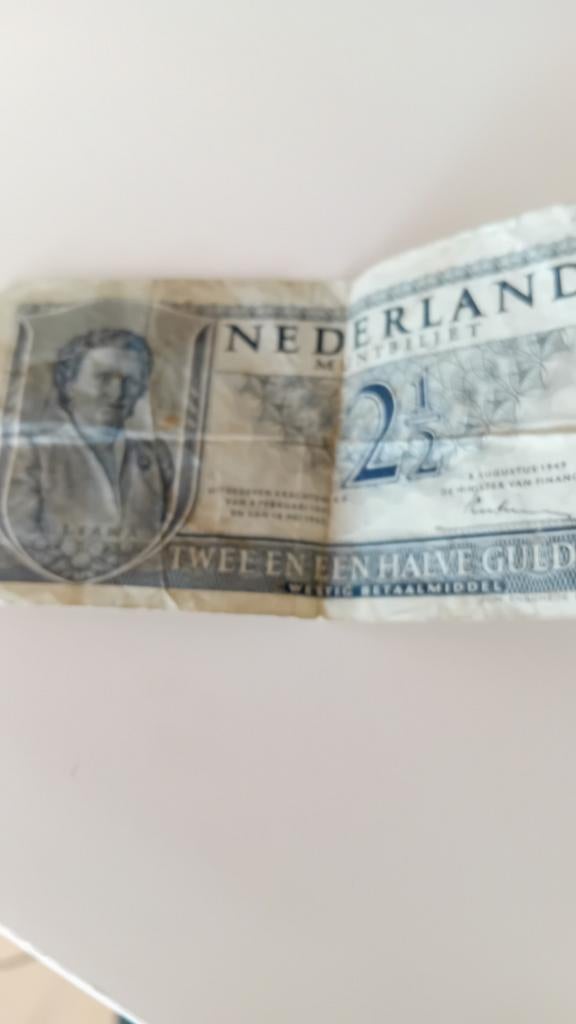 Briefje van 2.50  1949, Ophalen of Verzenden, 50 gulden