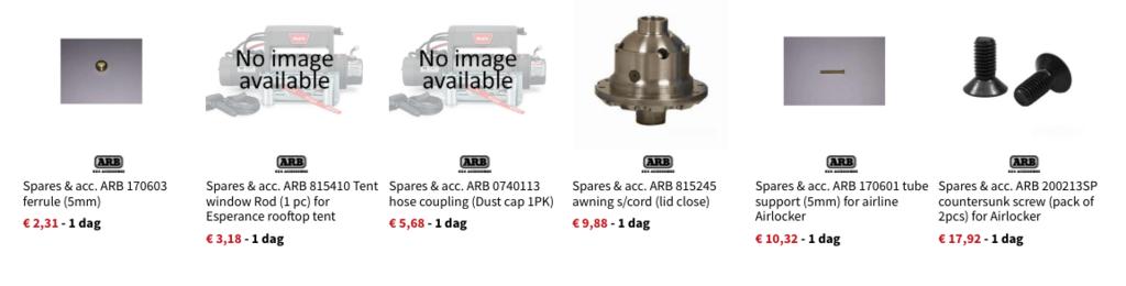 ARB Compressor onderdelen en Reserve onderdelen, Gebruikt, -, Verzenden, -
