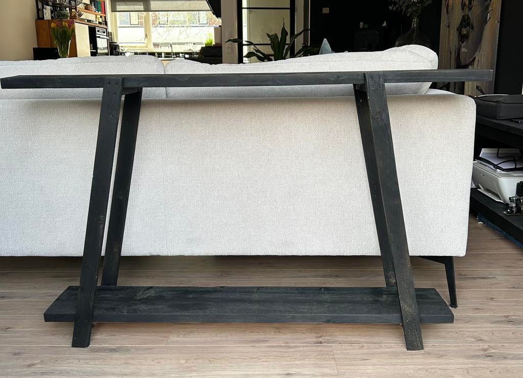 Sidetable Black, Huis en Inrichting, Tafels | Sidetables, Ophalen, 25 tot 50 cm, Rechthoekig, 100 tot 150 cm