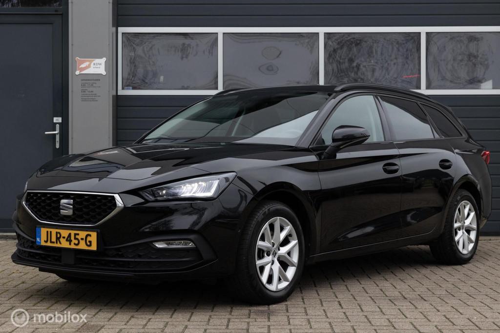 Seat Leon ST 1.0 EcoTSI Style Business Intense PANORAMA AUTO, Auto's, Seat, Leon, Zwart, 690 kg, 3 cilinders