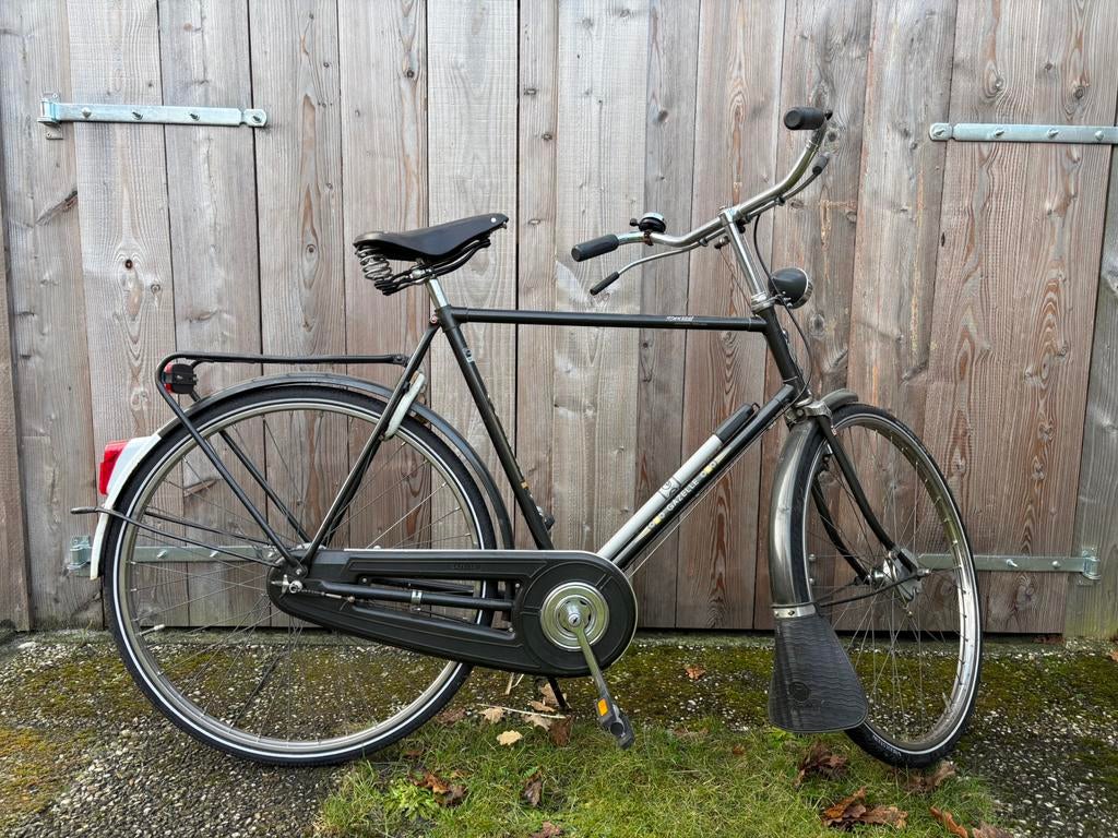 Gazelle Speciaal stangenremmen brooks zadel, Fietsen en Brommers, 59 cm of meer, Ophalen