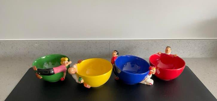 4 kommen Suske en Wiske Parastone Jerom Sidonia en Lambik, Ophalen of Verzenden, Suske en Wiske, Zo goed als nieuw, Beeldje of Figuurtje