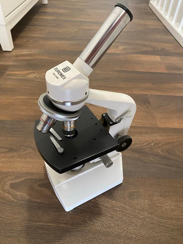 Euromex Microscoop met Camera & Uitgebreide Accessoires, Ophalen, Gebruikt, 400x tot 1000x, Biologische microscoop