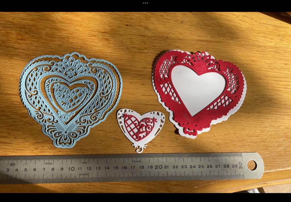 Snijmal set 4 delig hart van Marinne design 524, Ophalen of Verzenden, Zo goed als nieuw, Pons of Mal