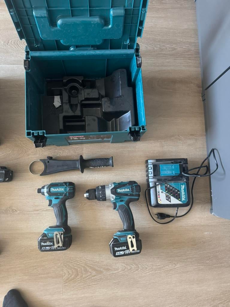 Makita LXT 18V set – Zo goed als nieuw, Ophalen of Verzenden, Zo goed als nieuw, Boor- en Schroefmachine