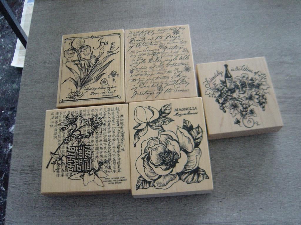 PSX houten stempels, Ophalen of Verzenden, Zo goed als nieuw, Houten stempel