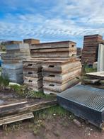 19 stuks betonplaat / spoorplaat 180x80x20/12cm mhl, Ophalen, Gebruikt, Blok, Beton